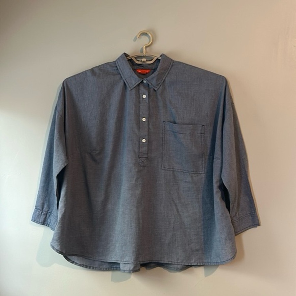 Blue Long Sleeve Joe Fresh Shirt 3X